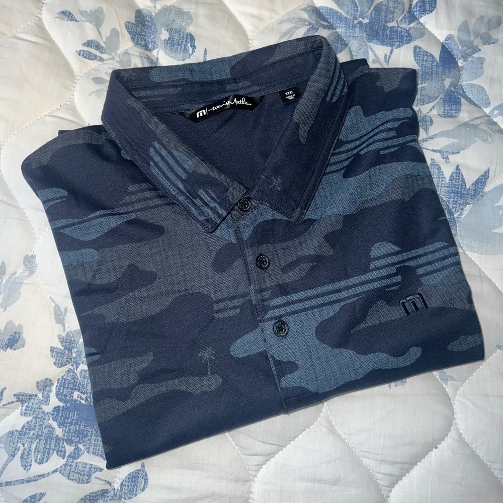 Travis Mathew Camo Golf Shirt
